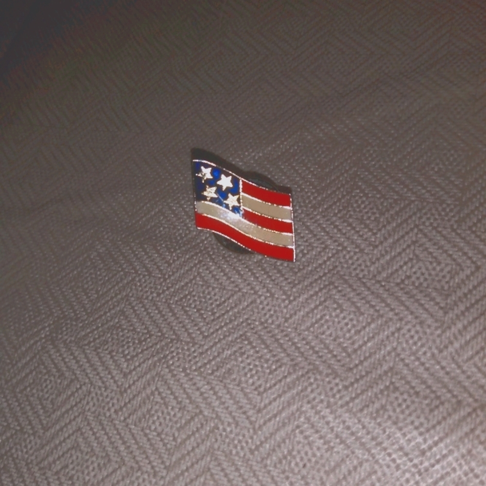 American flag pin